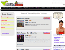 Tablet Screenshot of nightlife.hotguam.com